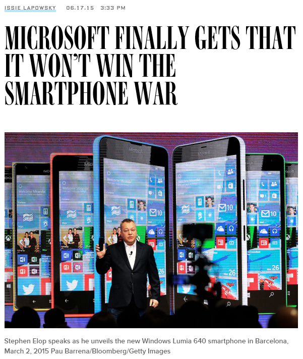 Wired article about Microsoft's dire future, apparently
